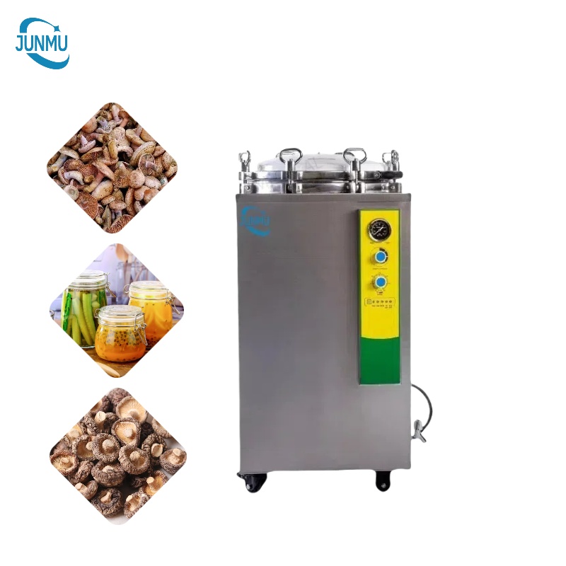 JM-LJ 35L Duty Mushroom Sterilizer Double Scale Pressure Gauge Water Lack Protection Alarm System for Commercial Mushroom Farms