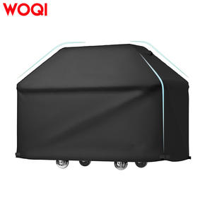 Funda para Parrilla de Barbacoa Woqi, Tamaño Universal, Impermeable, Resistente a los Rayos UV, Tela Oxford Negra - Product Image 1