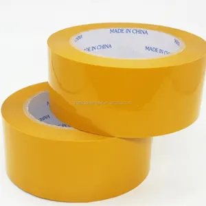 Custom yellow Strong Adhesion Self Adhesive BOPP/OPP carton sealing packaging tape