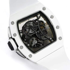 Nouvelle Montre Tourbillon Cylindrique RM061 2025 avec Mouvement Anti-Abrasion, Surface en Céramique Durable, Bracelet en Caoutchouc, Idéale pour les Activités Extérieures et les Fêtes - Product Image 4