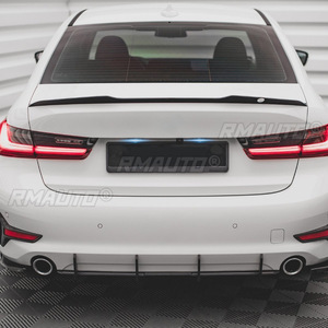Difusor de Parachoques Trasero Negro Brillante para BMW Serie 3 G20 320i 325i 330i 2019+, Protector de Parachoques Trasero con Alerón - Product Image 3