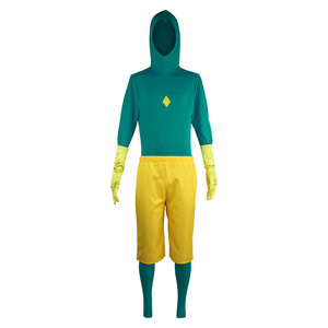 Disfraz de WandaVision para hombre, conjunto completo, traje con capucha verde y amarillo para fiesta de Halloween, juego de rol - Product Image 2