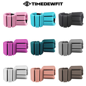 Gelang Pemberat Latihan Yoga Pilates Silikon Isi Besi, Logo Kustom, MOQ Rendah, 2lb/4lb, Dapat Disesuaikan, untuk Pergelangan Tangan dan Pergelangan Kaki - Product Image 4