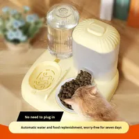 Distributeur d'eau et de nourriture automatique pour animaux domestiques, grande capacité, design modulable, en plastique, facile à déchirer, pour chiens et chats, usage domestique