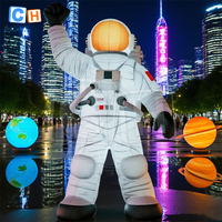 Astronaute gonflable géant personnalisé, personnage de dessin animé, pour la décoration d'événements dans les centres commerciaux