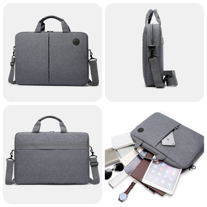 Borsa per Laptop <span class=keywords><strong>Monospalla</strong></span> Impermeabile in Poliestere di Alta Qualità con Chiusura a Cerniera e Manico Comodo Multifunzionale - Product Image 3