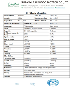 Natürliches kristallenes D-Psicose-Pulver 0,4 kcal/g Süßstoff für Diabetiker und Keto-Diät mit ISO22000-Zertifizierung - Product Image 2