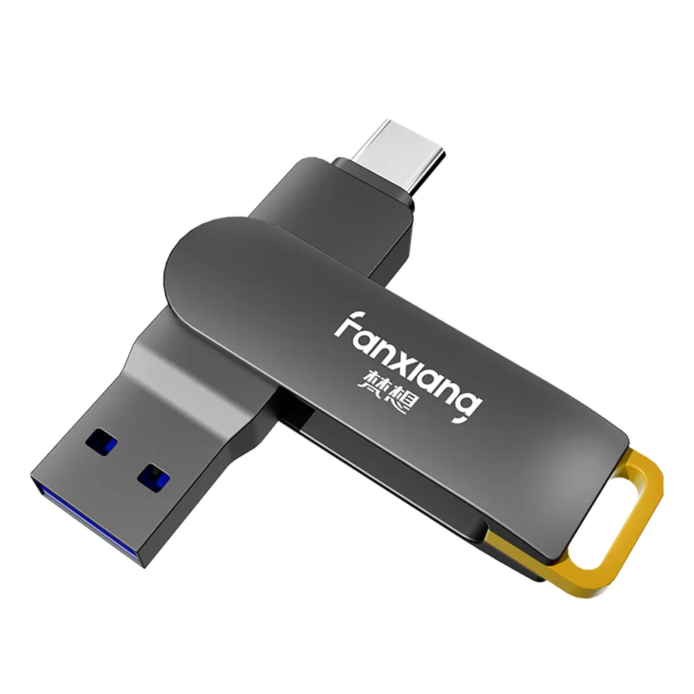 Clé USB OEM 64 Go 128 Go 256 Go 512 Go Clé USB pivotante avec votre logo imprimé Clé USB 3.2 Clé USB personnalisée