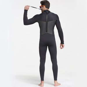 Combinaison de plongée en néoprène 3 mm pour homme, manches longues, col montant, intégrale, pour la plongée, le surf, la natation, imperméable, respirante, anti-UV, utilisation en extérieur - Product Image 3