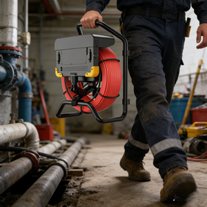 Système de caméra d'inspection de canalisation étanche IP68 miniature de 7 pouces 14 mm avec sonde 512 Hz - Product Image 4