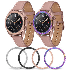 Bague de protection en métal Tschick pour Samsung <span class=keywords><strong>Galaxy</strong></span> Watch 4 <span class=keywords><strong>Classic</strong></span> 42 mm 46 mm <span class=keywords><strong>Watch4</strong></span> 40 mm 44 mm, coque de protection adhésive - Product Image 1