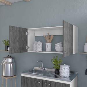 Armoire murale à deux portes DB Oklahoma pour la cuisine - Product Image 4