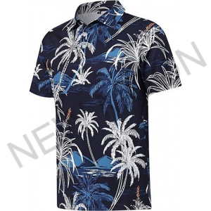 Polo de golf personnalisé à séchage rapide, sublimation, polyester extensible, t-shirt décontracté pour homme, plage - Product Image 4