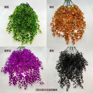 ยูคาลิปตัสประดิษฐ์แบบแขวน 45 ชิ้น ตกแต่งด้วยใบไม้สีเขียว สำหรับตกแต่งภายในและภายนอก ทางเข้าบ้าน สไตล์เกาหลี - Product Image 3