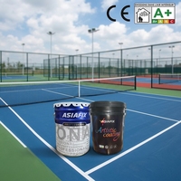 Peinture acrylique pour sols de terrains sportifs OEM ODM, résistante aux intempéries et imperméable
