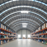 Bâtiment industriel en acier préfabriqué Q235/Q345, facile à assembler, avec certification CE