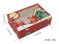 Vêtements de luxe avec logo personnalisé Bonbons Chaussettes Professionnels Joyeux Noël Emballage de boîte-cadeau Impression couleur Matériaux recyclés