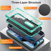 10 couleurs béquille couverture mobile 2 en 1 étui de téléphone pour Samsung galaxy S25 S24 S23 S22 Ultra Plus A06 A16 A26 A36 A56 S25 Edge