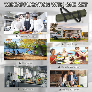 Free sample Factory Custom High Quality Chef Knife <b>Bag</b> Durable Polyester Kitchen <b>Tool</b> <b>Bag</b> Portable Large Chef <b>Roll</b> <b>Bag</b> - Product Image 5