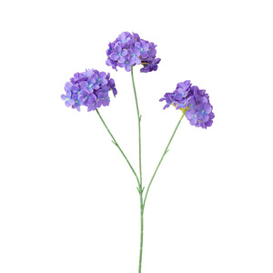 Fleurs artificielles en tissu de soie dégradé de couleur, type Hortensia, pour aménagement paysager extérieur, cour, balcon, pique-nique - Product Image 1