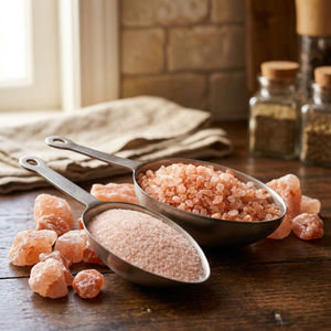 Sal de Roca Comestible Natural Rosa Claro del Himalaya, Granos Refinados, Ideal para Cocinar y como Sal de Mesa, Sal Fina Rosa Oscura del Himalaya - Product Image 1