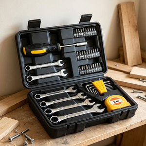 Juego de Herramientas Profesional de 38 Piezas, Caja de Herramientas de Hierro, Estuche Rígido OEM para Automóvil, Juego de Herramientas Multifunción, Destornillador, Herramientas para el Hogar - Product Image 5
