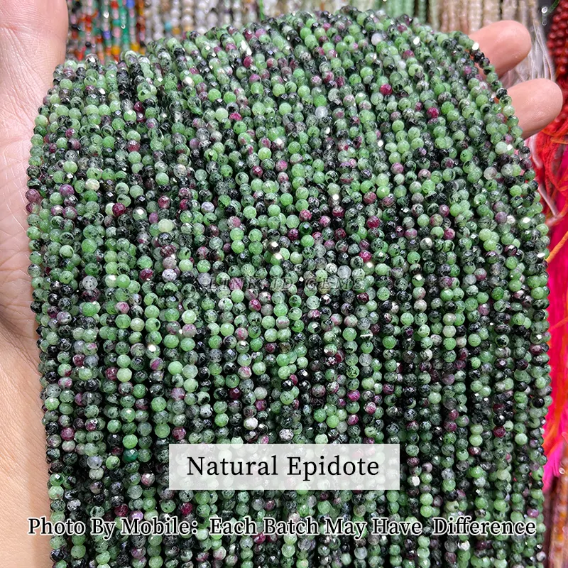 Wholesale 2 3 4MM Natural Faceted Tiny Gemstones Loose Beads Agates Crystal forJewelry Making Beadwork DIY Bracelet Necklace