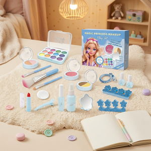 Ensemble de maquillage de princesse magique, ensemble de cosmétiques en plastique pour filles de 5 à 7 ans, coffret cadeau d'anniversaire - Product Image 2