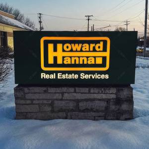 Letrero de Pilón Iluminado LED de Aluminio para Exteriores, Letrero Publicitario, Letrero de Guía Vial - Product Image 2