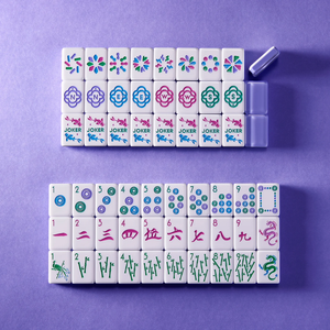 Soyons iconiques ! Ensemble de carreaux violet orné de pierres - Product Image 5