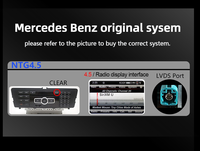 Système Linux 10,25/12,3 pouces Carplay DVD sans fil Android Auto pour véhicules Mercedes-Benz Classe C W204 S204