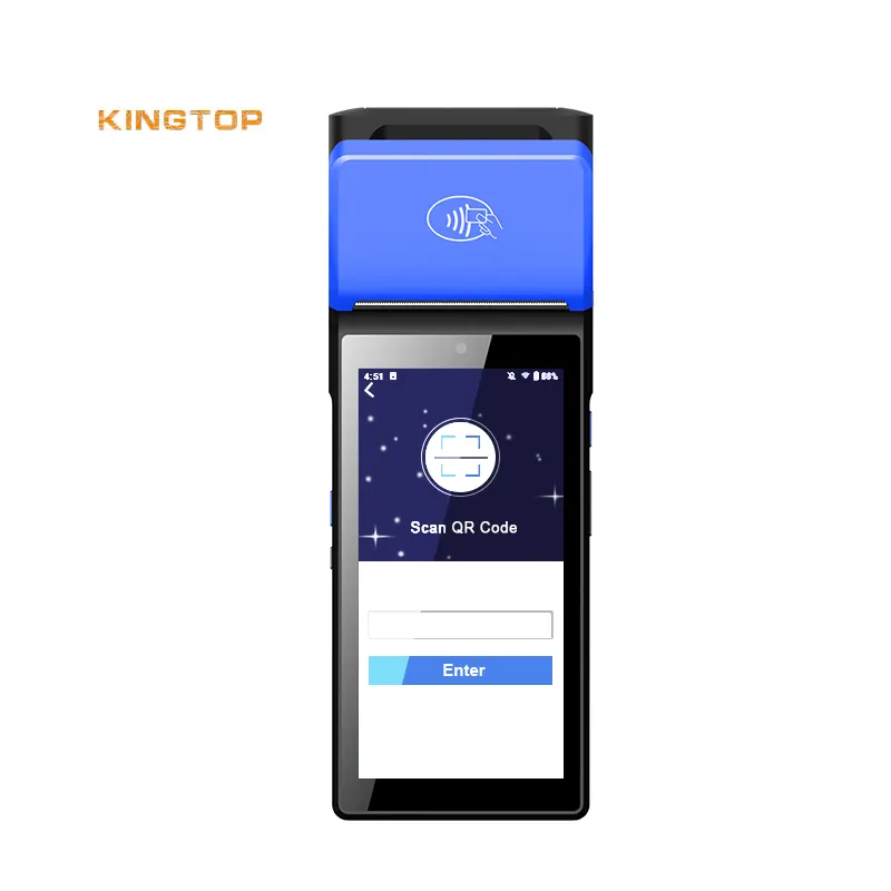 Take Your Transactions On-The-Go: Kingtop KT-V510 with 4G & Android 12 for Ultimate Mobility