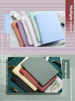 Cuaderno A5 con Espiral, Tapa Dura, Diario, Libreta, Agenda, Regalo, Material de Oficina, Útiles Escolares, Venta al por Mayor
