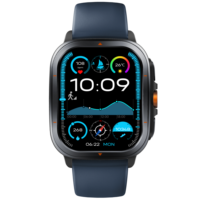 Montre intelligente GPS TS500 - Boussole et baromètre pour sports de plein air, résistance à l'eau 1ATM/IP68, 128 modes sportifs, surveillance de la fréquence cardiaque