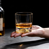 Verre à whisky sans pied transparent pour sublimation, design classique et durable