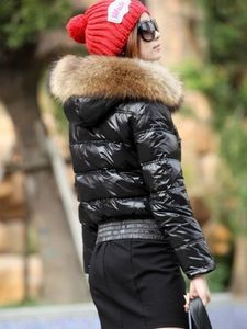 Chaqueta de Invierno de Piel para <span class=keywords><strong>Mujer</strong></span> Talla Grande <span class=keywords><strong>Abrigo</strong></span> Brillante de Invierno Parkas Cálidas de Plumón para <span class=keywords><strong>Mujer</strong></span> - Product Image 3