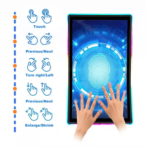 Moniteur tactile capacitif de lumière LED de 43 pouces 3M Console de jeu vidéo IPS à écran plat Android Windows Graphiques d'animation industrielle - Product Image 4