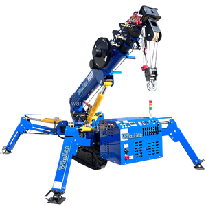 Barato telescópico Spider Boom Lift escalera rueda araña grúa sobre orugas - Product Image 2