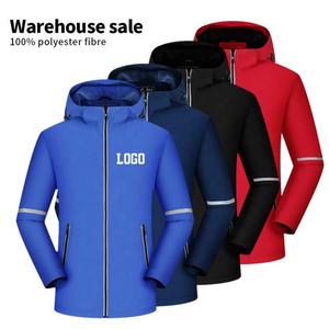 แจ็กเก็ตกันน้ำกันลมสำหรับผู้ชายผู้หญิงแจ็คเก็ตกลางแจ้งกันลมสำหรับเล่นกีฬาฤดูหนาวโลโก้ออกแบบได้ตามที่ต้องการ - Product Image 1
