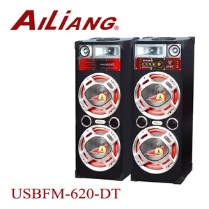 AILIANG USBFM-620-DT Speaker Panggung Luar Ruangan, 2.0 dengan BT untuk Konser