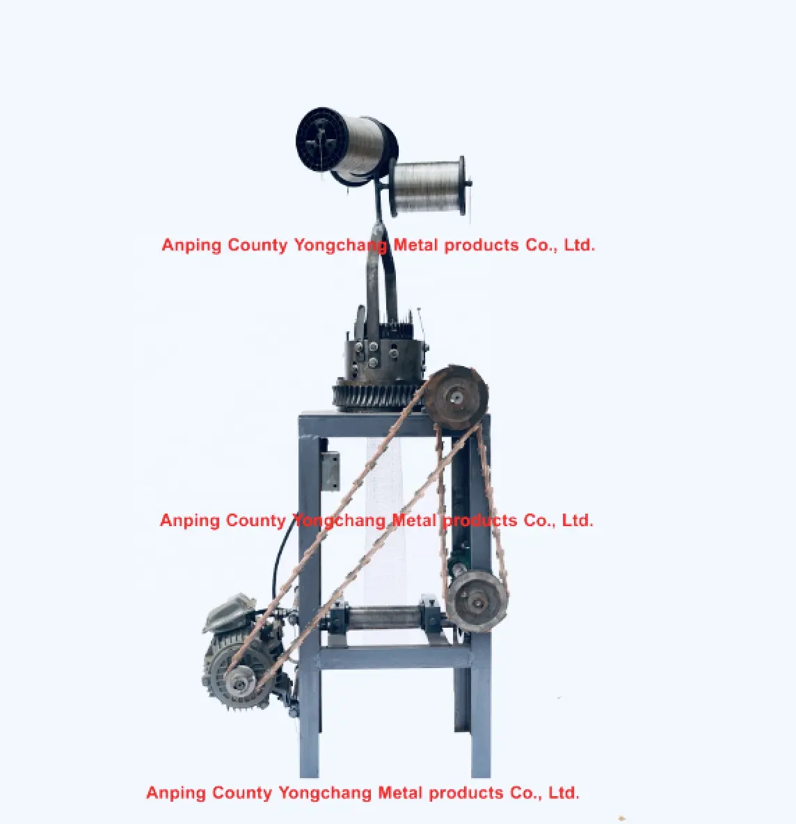 Circular steel sleeve mesh knitting machine