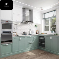 Meubles de cuisine modulaires d'extérieur en acrylique écologiques YVT avec évier, robinet, tiroir et panier - Garantie 5 ans pour appartement