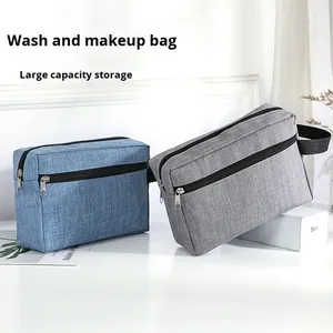 Pochette de rangement polyvalente pour <span class=keywords><strong>homme</strong></span> : <span class=keywords><strong>serviette</strong></span>, maquillage, appareil photo, outils de voyage, trousse à crayons, avec fermeture éclair - Product Image 3