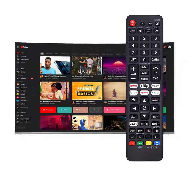 Universal LCD Rolling Code Remote Control for /LGG LED HDTV HDR Smart TVs with 5-10m Range
