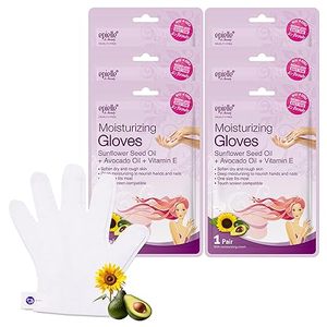 Hydrating Hand Mask Relieve and Soften with Shea Butter & Jojoba Oil Deep <b>Moisturizing</b> <b>Gloves</b> for Dry Cracked Hands Self Care - Product Image 3