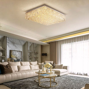 Zeal chiếu sáng phòng khách sang trọng đèn chùm đèn hình vuông Hiện Đại Đồ đạc bóng pha lê ánh sáng Trần - Product Image 3