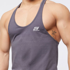 2024 camisetas sin mangas informales para gimnasio para hombres, diseño de logotipo personalizado, tamaño para correr, verano, Material de poliéster, superventas en línea, decoración estampada - Product Image 4
