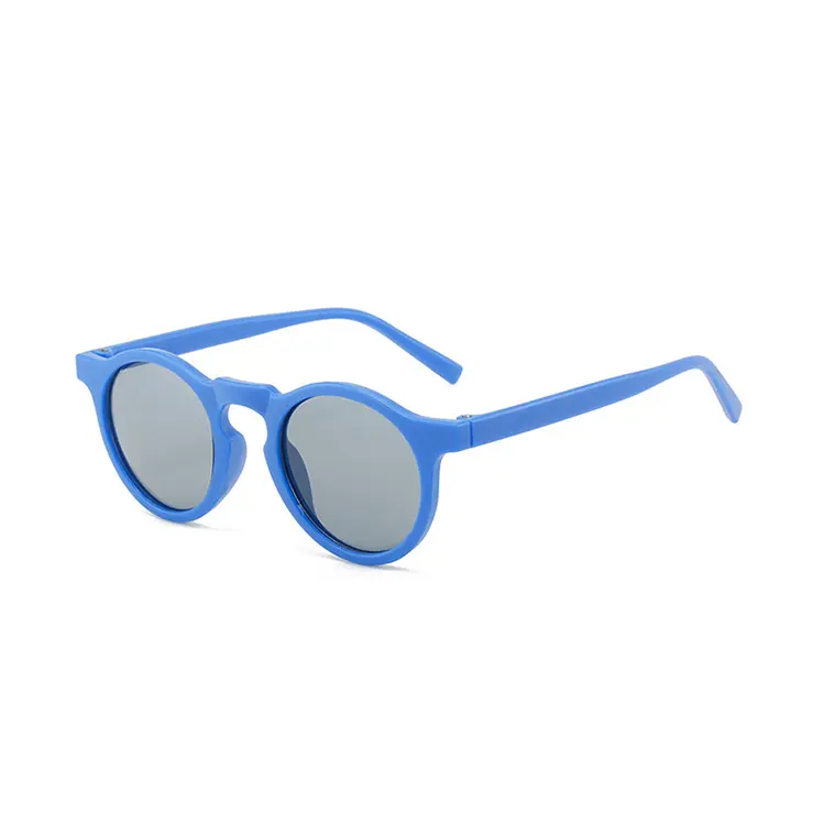 Kacamata hitam biru anak perempuan anak-anak musim panas musim dingin sederhana klasik untuk anak laki-laki