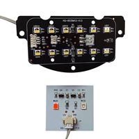 Placa PCBA LED Infrarroja de Luz Blanca CGX CGX-653512S16M01, Fábrica de PCB ODM OEM, Accesorios para CCTV, Visión Nocturna para Cámaras de Seguridad