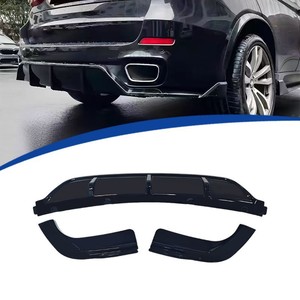 Xx F15 <b>Black</b> Knight Full Body Kit Fiberglass Glossy <b>Black</b> For Bmw X5 2014-2018 Front Lip Side Skirts Rear Lip Top <b>Wing</b> - Product Image 3